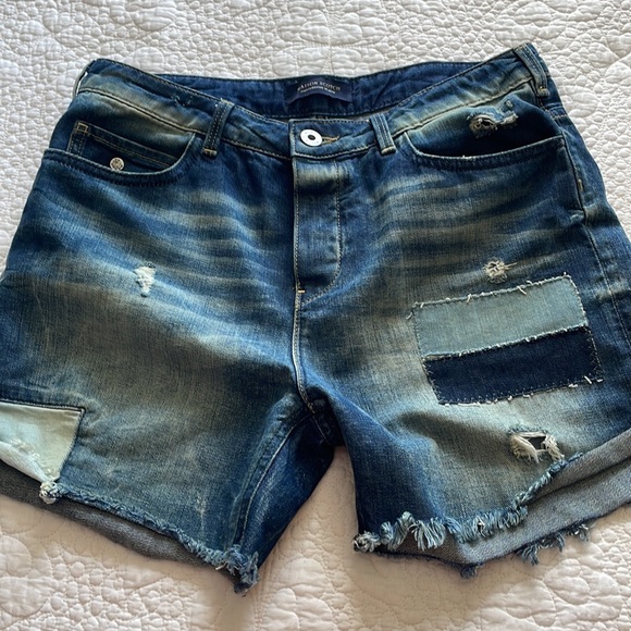 Ladies denim Maison scotch shorts   Size 27 - Picture 2 of 4